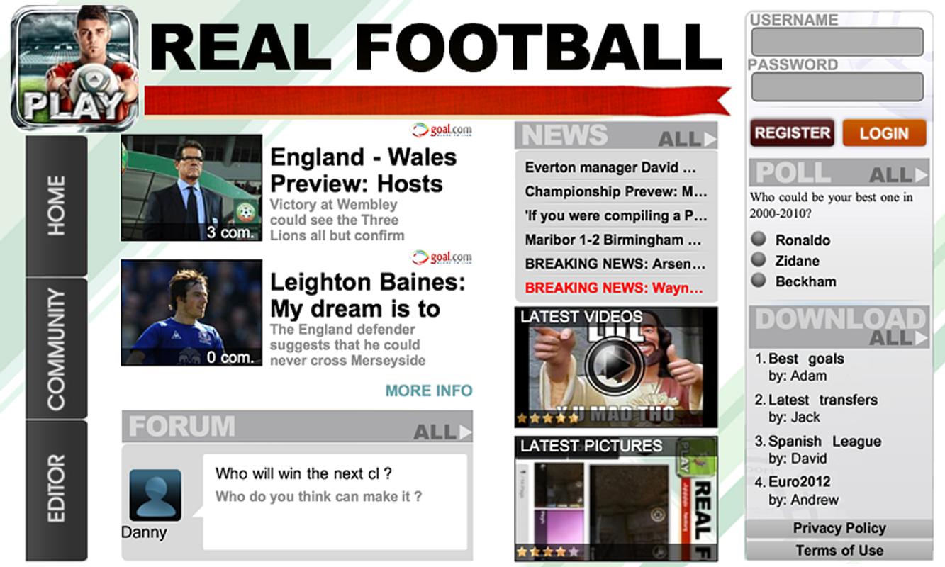 real football 2012 apk offline